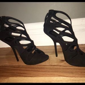 Guiseppe Zanotti alien caged heels